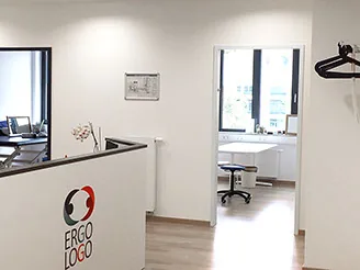 Empfang der Praxis ErgoLogo