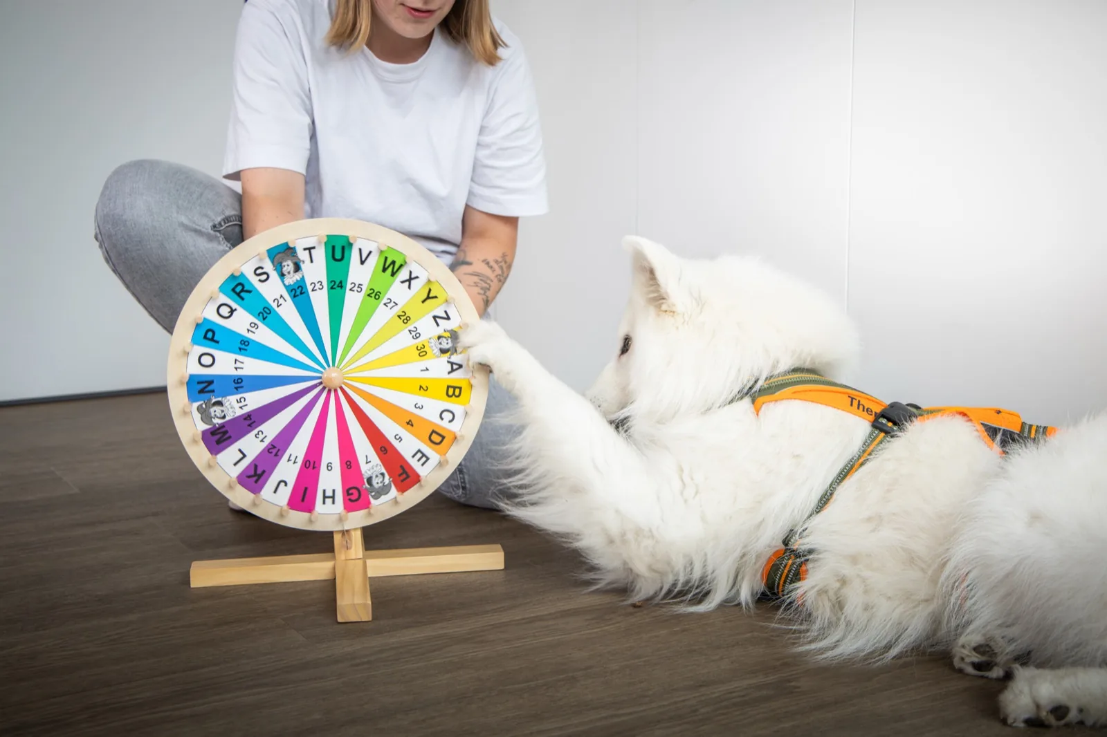 Behandlungssituation: Tiergestützte Therapie in der Praxis ErgoLogo